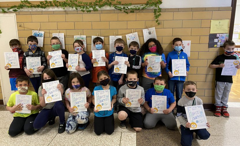 Weedsport Elementary students show off books they published
