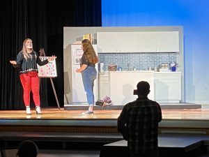 Weedsport students rehearse for the 2021 musical 'Freaky Friday'