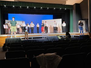 Weedsport students rehearse for the 2021 musical 'Freaky Friday'