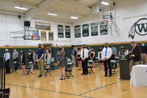 Weedsport seniors attend National Honor Society Cording Ceremony