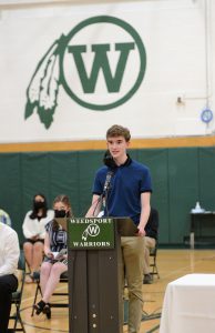 Weedsport seniors attend National Honor Society Cording Ceremony