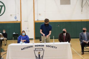 Weedsport seniors attend National Honor Society Cording Ceremony