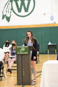 Weedsport seniors attend National Honor Society Cording Ceremony