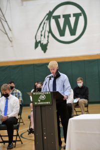 Weedsport seniors attend National Honor Society Cording Ceremony