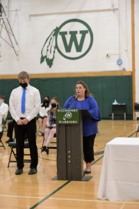 Weedsport seniors attend National Honor Society Cording Ceremony