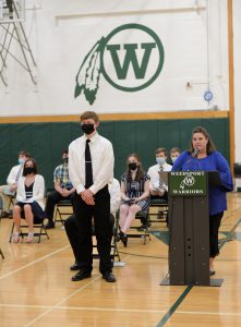 Weedsport seniors attend National Honor Society Cording Ceremony