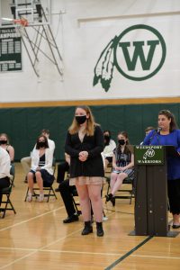 Weedsport seniors attend National Honor Society Cording Ceremony