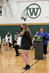 Weedsport seniors attend National Honor Society Cording Ceremony