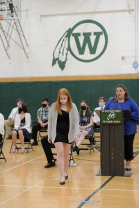 Weedsport seniors attend National Honor Society Cording Ceremony