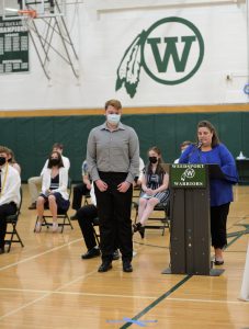 Weedsport seniors attend National Honor Society Cording Ceremony