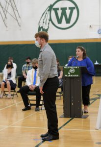 Weedsport seniors attend National Honor Society Cording Ceremony