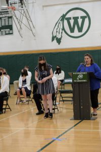 Weedsport seniors attend National Honor Society Cording Ceremony