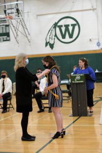 Weedsport seniors attend National Honor Society Cording Ceremony