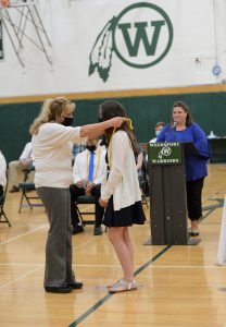 Weedsport seniors attend National Honor Society Cording Ceremony