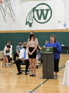 Weedsport seniors attend National Honor Society Cording Ceremony