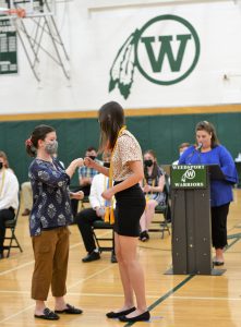 Weedsport seniors attend National Honor Society Cording Ceremony