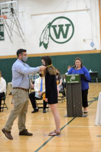 Weedsport seniors attend National Honor Society Cording Ceremony