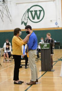 Weedsport seniors attend National Honor Society Cording Ceremony