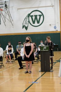 Weedsport seniors attend National Honor Society Cording Ceremony