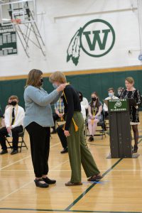 Weedsport seniors attend National Honor Society Cording Ceremony