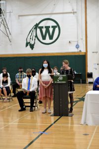 Weedsport seniors attend National Honor Society Cording Ceremony