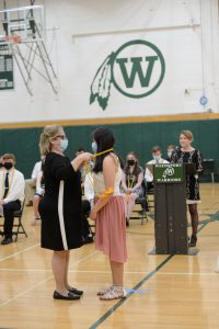 Weedsport seniors attend National Honor Society Cording Ceremony