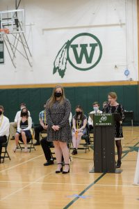 Weedsport seniors attend National Honor Society Cording Ceremony