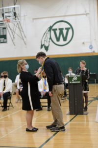 Weedsport seniors attend National Honor Society Cording Ceremony