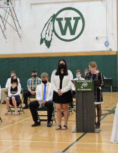 Weedsport seniors attend National Honor Society Cording Ceremony