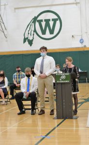 Weedsport seniors attend National Honor Society Cording Ceremony