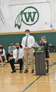 Weedsport seniors attend National Honor Society Cording Ceremony