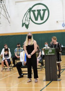 Weedsport seniors attend National Honor Society Cording Ceremony