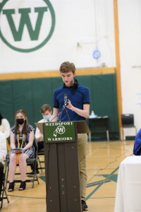 Weedsport seniors attend National Honor Society Cording Ceremony