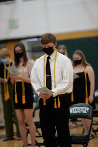 Weedsport seniors attend National Honor Society Cording Ceremony