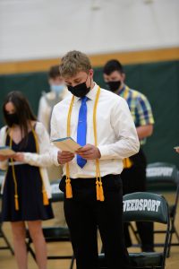 Weedsport seniors attend National Honor Society Cording Ceremony