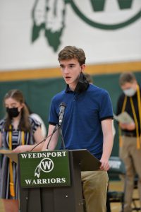 Weedsport seniors attend National Honor Society Cording Ceremony