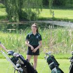 Isabel Guerrette plays golf