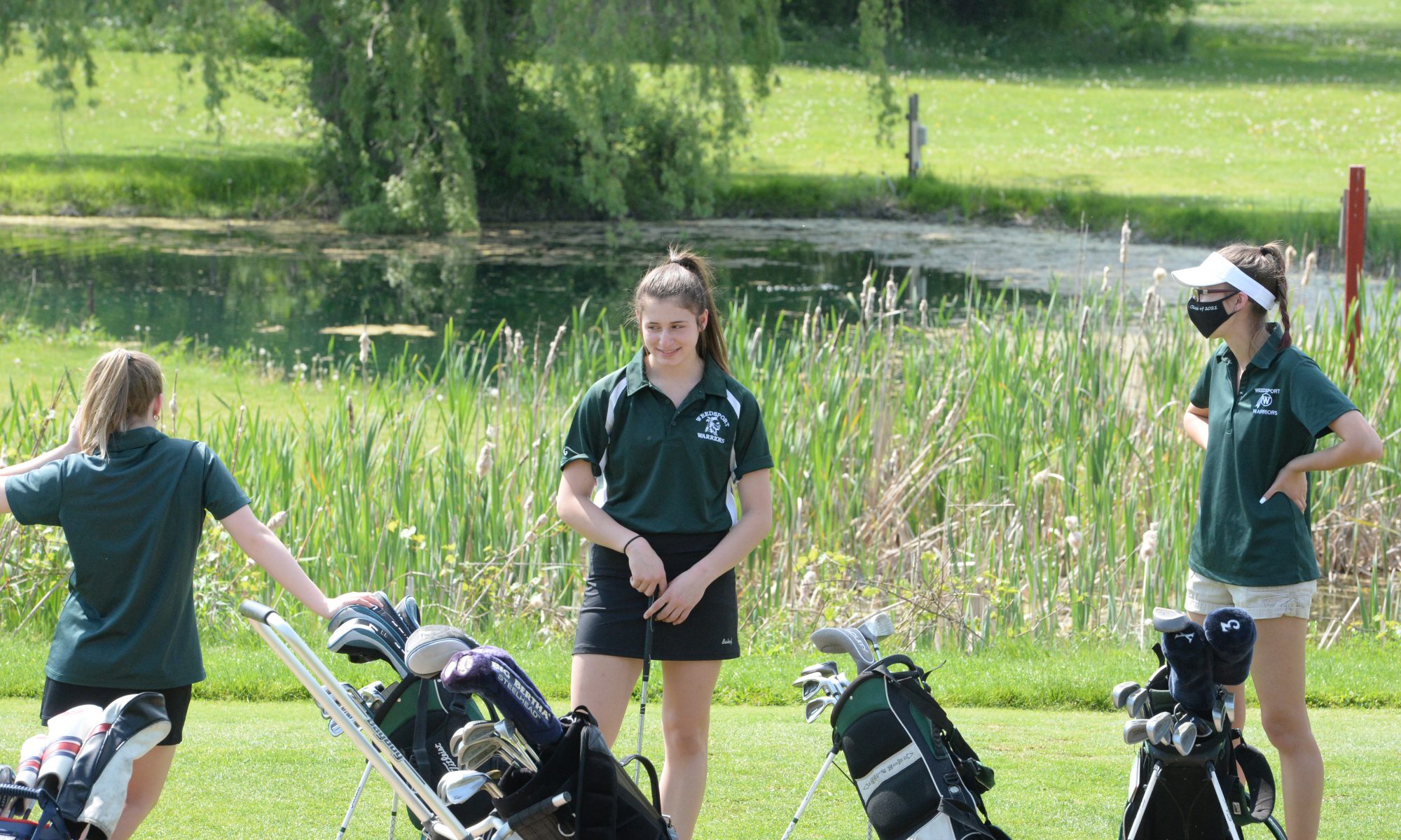 Isabel Guerrette plays golf