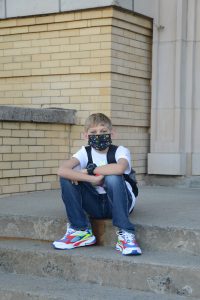 Weedsport students arrive for the first day of the 2021-22 school year