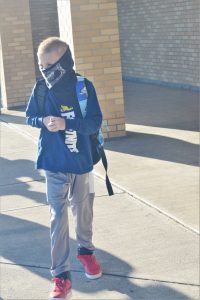 Weedsport students arrive for the first day of the 2021-22 school year