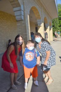 Weedsport students arrive for the first day of the 2021-22 school year