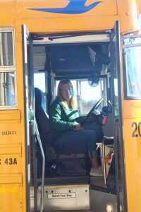 Weedsport students arrive for the first day of the 2021-22 school year