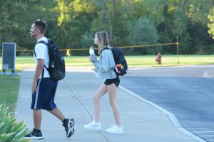 Weedsport students arrive for the first day of the 2021-22 school year