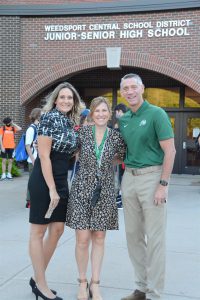 Weedsport students arrive for the first day of the 2021-22 school year