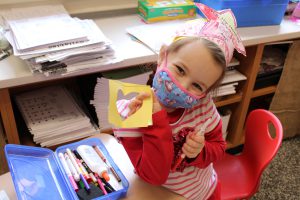 Weedsport Elementary students celebrate the 100th day of school