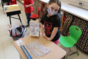 Weedsport Elementary students celebrate the 100th day of school