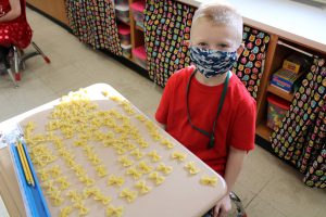 Weedsport Elementary students celebrate the 100th day of school