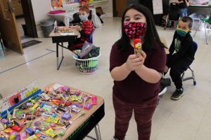 Weedsport Elementary students celebrate the 100th day of school