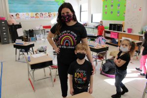 Weedsport Elementary students celebrate the 100th day of school