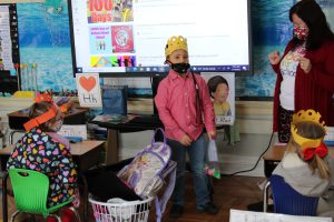 Weedsport Elementary students celebrate the 100th day of school